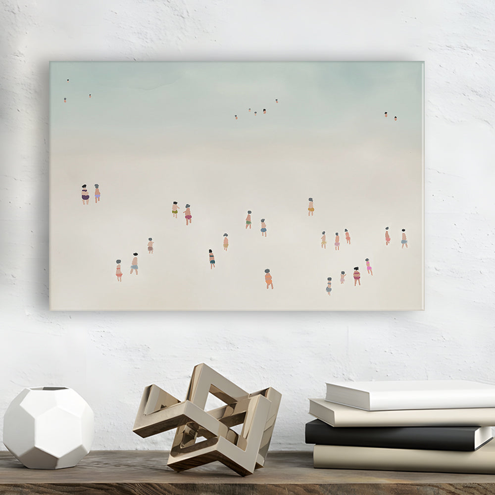 Neutral Canvas Print Wall Art, Coastal Decor Ocean Canvas Print Wall Art, Beach House Decor, Bedroom Decor