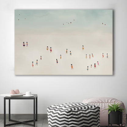 Neutral Canvas Print Wall Art, Coastal Decor Ocean Canvas Print Wall Art, Beach House Decor, Bedroom Decor
