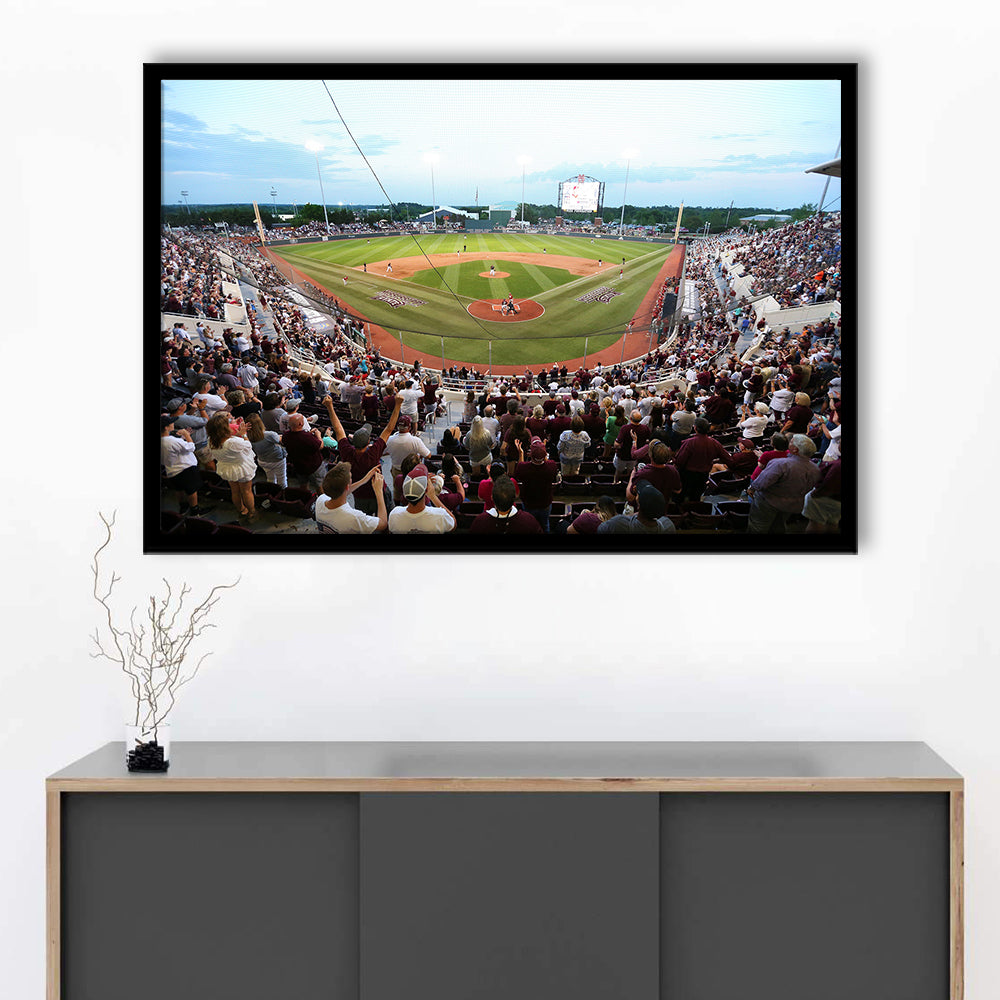 New Dudy Noble Field, Stadium Canvas, Sport Art, Gift for him, Framed Art Print Wall Decor, Picture Framed