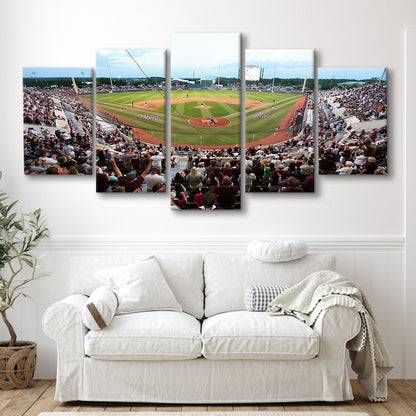 New Dudy Noble Field, Stadium Canvas, Sport Art, Gift for him, 5 Panel, Large Canvas, Canvas Print Wall Art
