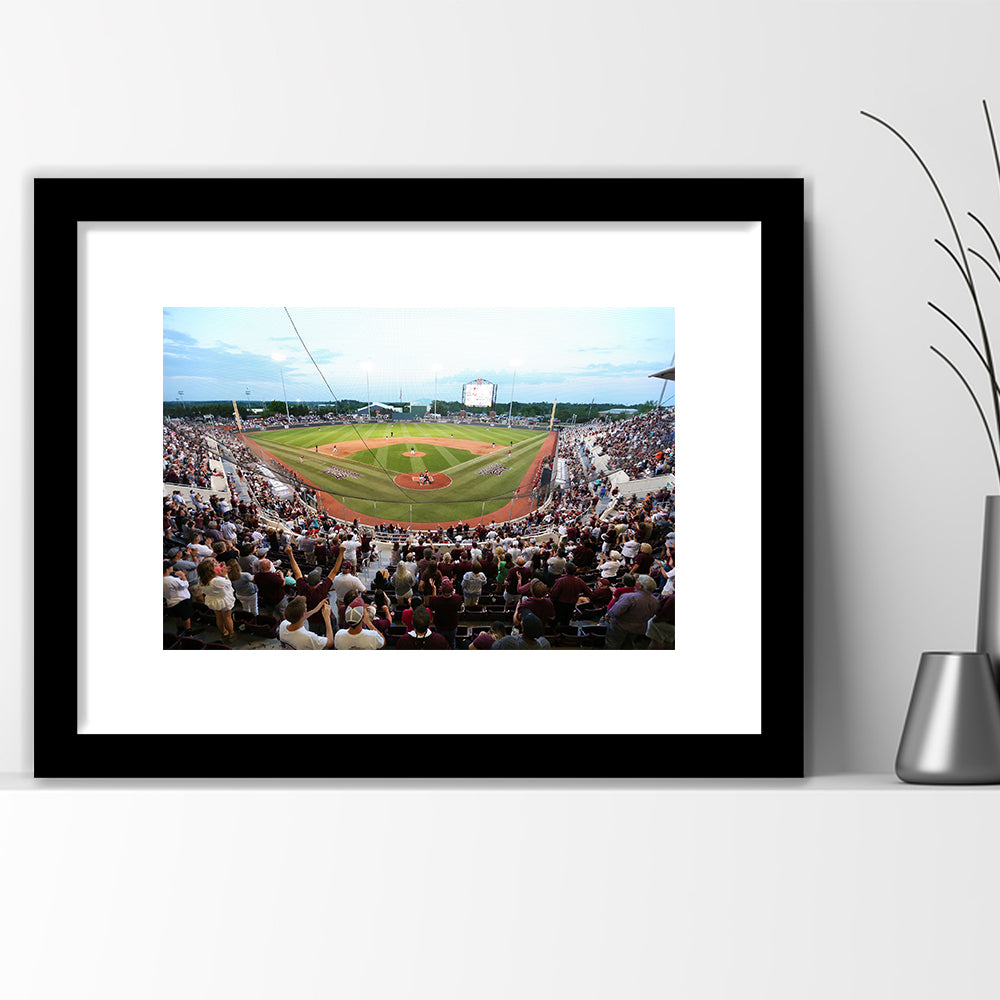 New Dudy Noble Field, Stadium Canvas, Sport Art, Gift for him, White Border Framed Art Print Wall Decor