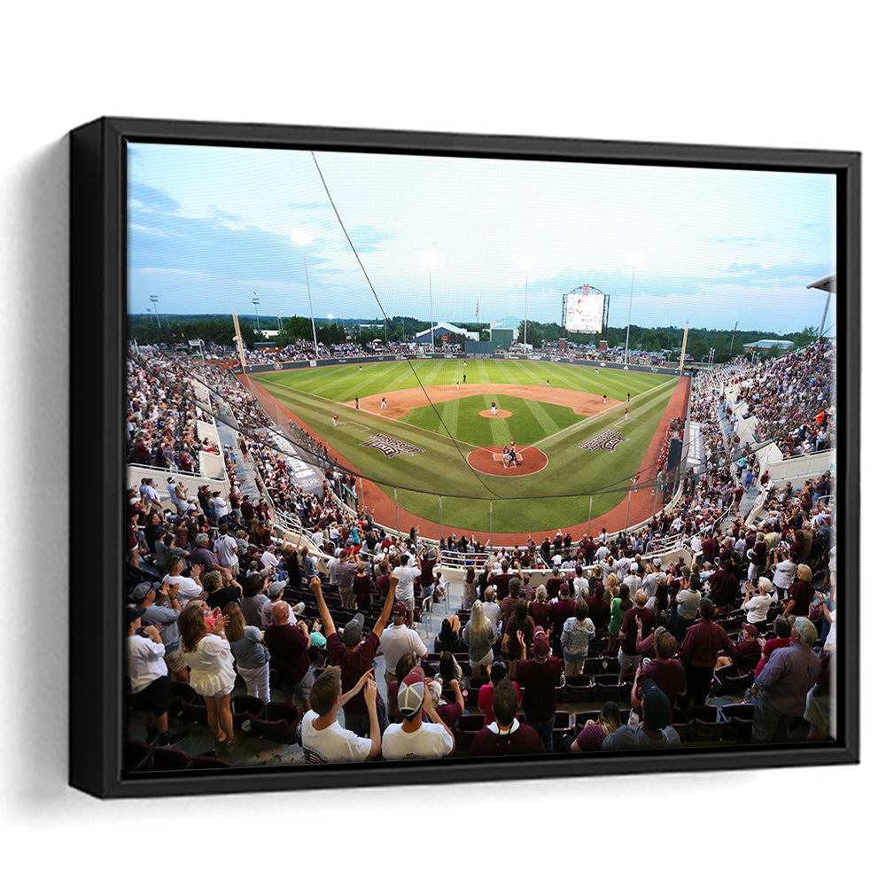 New Dudy Noble Field, Stadium Canvas, Sport Art, Framed Canvas Print Wall Art, Floating Frame