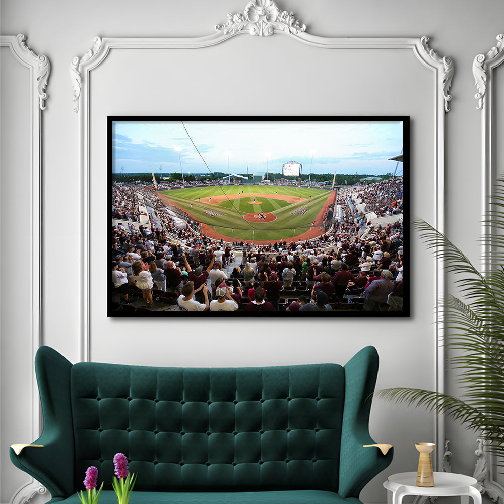 New Dudy Noble Field, Stadium Canvas, Sport Art, Gift for him, Framed Art Print Wall Decor, Picture Framed