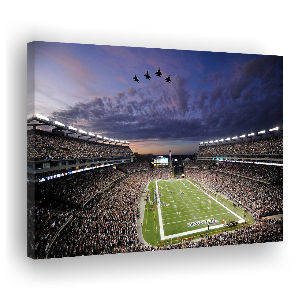 New England Patriot Stadium, Stadium Canvas, Sport Art, Gift for him, Man Cave Decor, Art Print, Canvas Print Wall Art