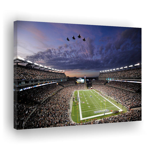 New England Patriot Stadium, Stadium Canvas, Sport Art, Gift for him, Man Cave Decor, Art Print, Canvas Print Wall Art