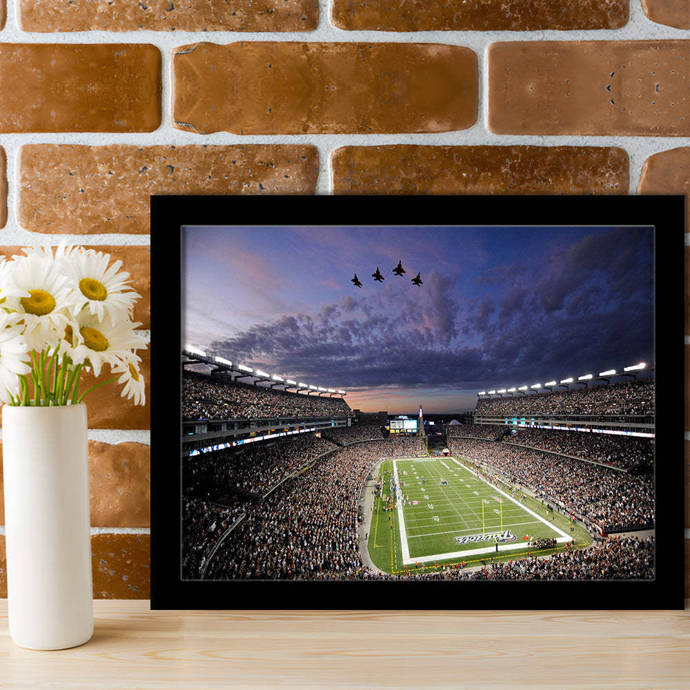 New England Patriot Stadium, Stadium Canvas, Sport Art, Gift for him, Framed Art Print Wall Decor, Picture Framed