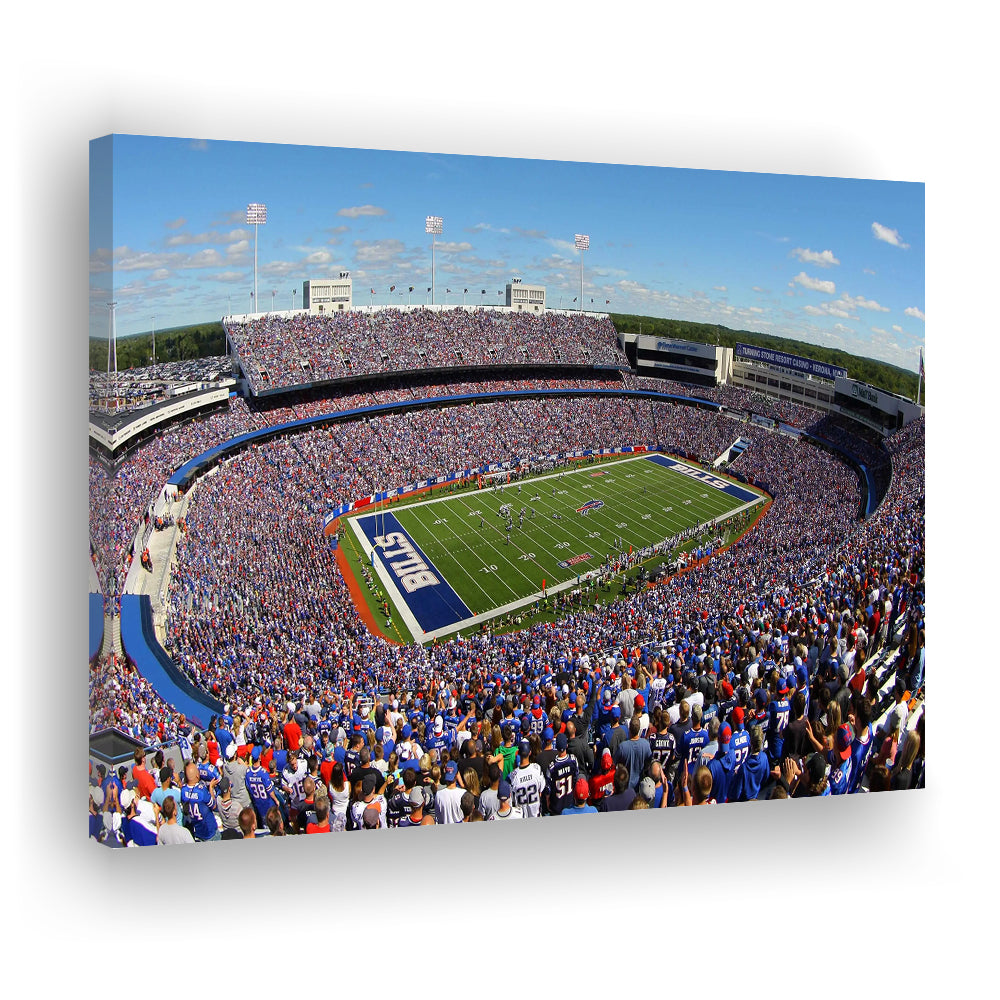 New Era Field Stadium, Stadium Canvas, Sport Art, Gift for him, Man Cave Decor, Art Print, Canvas Print Wall Art