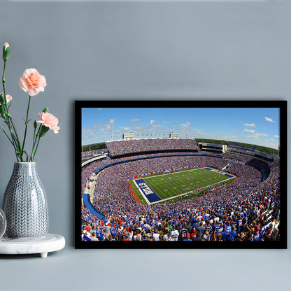 New Era Field Stadium, Stadium Canvas, Sport Art, Gift for him, Framed Art Print Wall Decor, Picture Framed