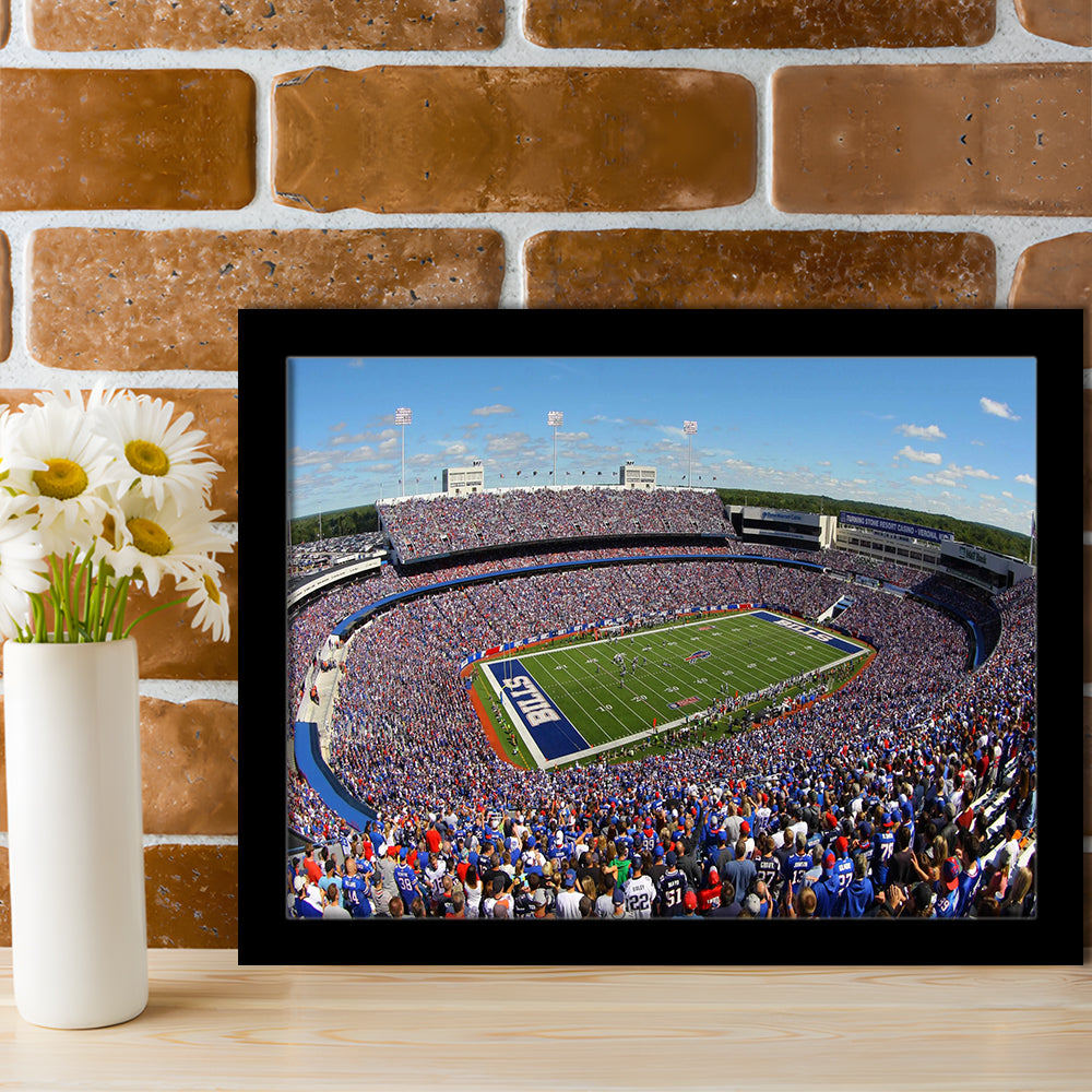 New Era Field Stadium, Stadium Canvas, Sport Art, Gift for him, Framed Art Print Wall Decor, Picture Framed