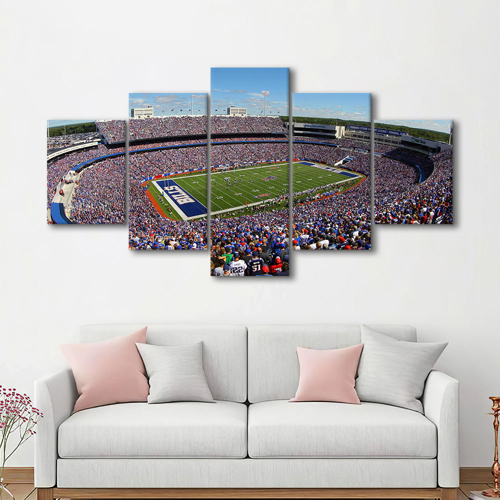 New Era Field Stadium, Stadium Canvas, Sport Art, Gift for him, 5 Panel, Large Canvas, Canvas Print Wall Art