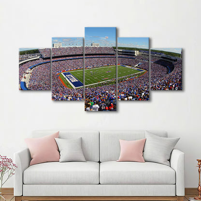 New Era Field Stadium, Stadium Canvas, Sport Art, Gift for him, 5 Panel, Large Canvas, Canvas Print Wall Art