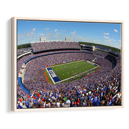 New Era Field Stadium, Stadium Canvas, Sport Art, Framed Canvas Print Wall Art, Floating Frame