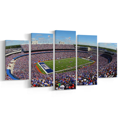 New Era Field Stadium, Stadium Canvas, Sport Art, Gift for him, 5 Panel, Large Canvas, Canvas Print Wall Art