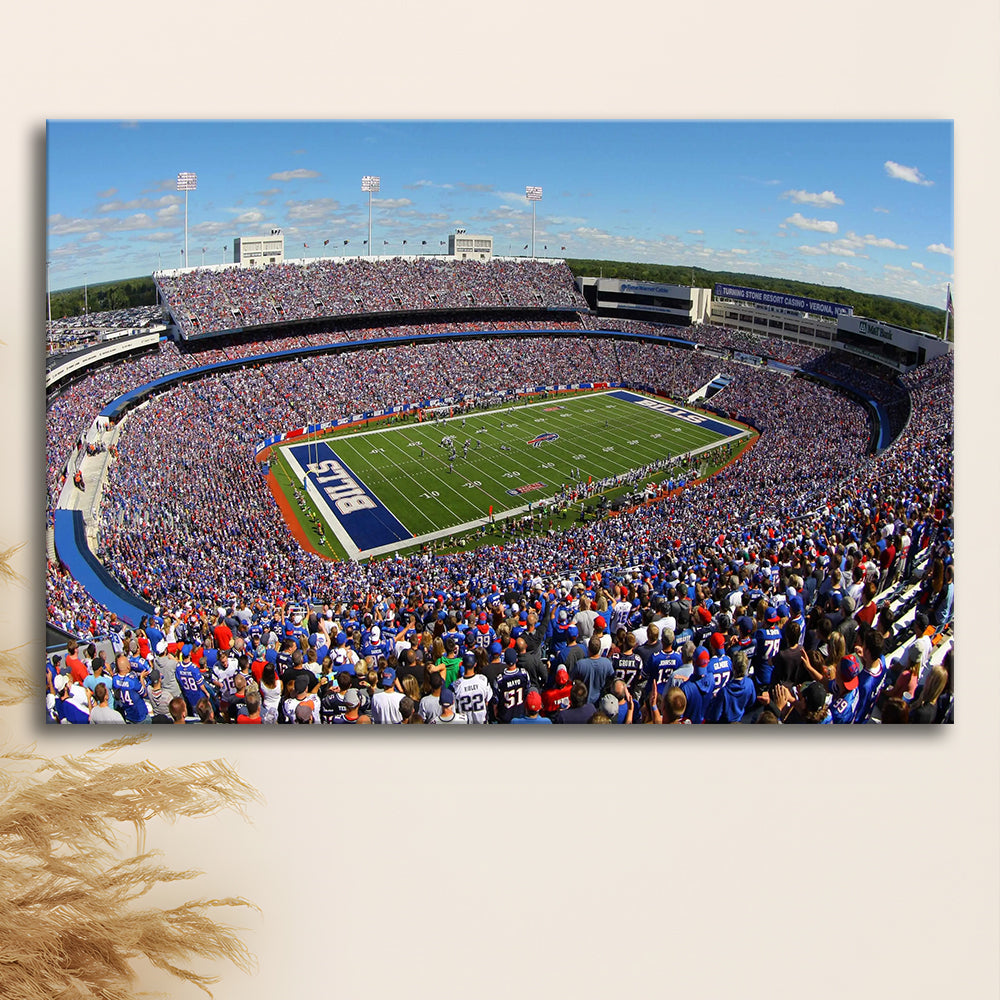 New Era Field Stadium, Stadium Canvas, Sport Art, Gift for him, Man Cave Decor, Art Print, Canvas Print Wall Art