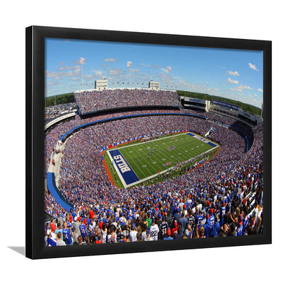 New Era Field Stadium, Stadium Canvas, Sport Art, Gift for him, Framed Art Print Wall Decor, Picture Framed