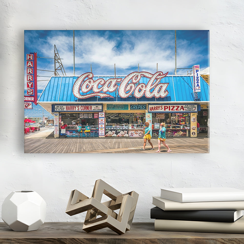 New Jersey The Jersey Shore Wildwoods Wildwoods Beach Boardwalk, Cavas Print Wall Art Hom Decor