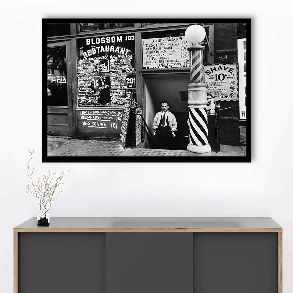 New York City Print Black and White Art, Framed Art Print Wall Decor