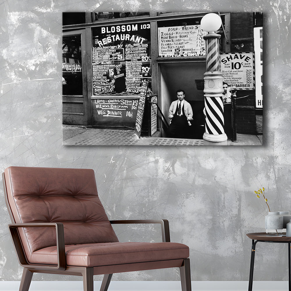 New York City Print Black and White Art, Canvas Print Wall Art Decor