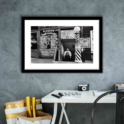 New York City Print Black and White Art, Framed Art Print White Border Wall Decor