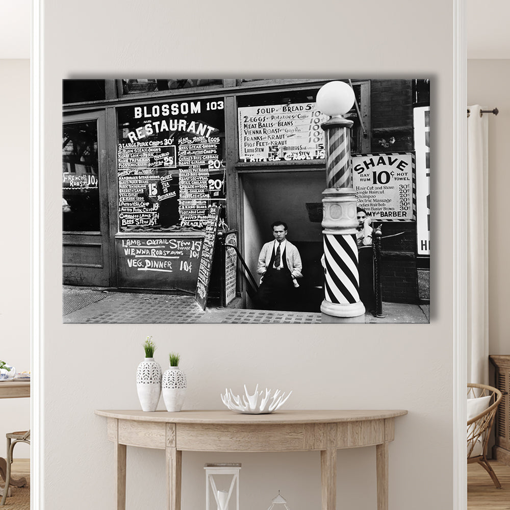New York City Print Black and White Art, Canvas Print Wall Art Decor