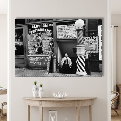 New York City Print Black and White Art, Canvas Print Wall Art Decor