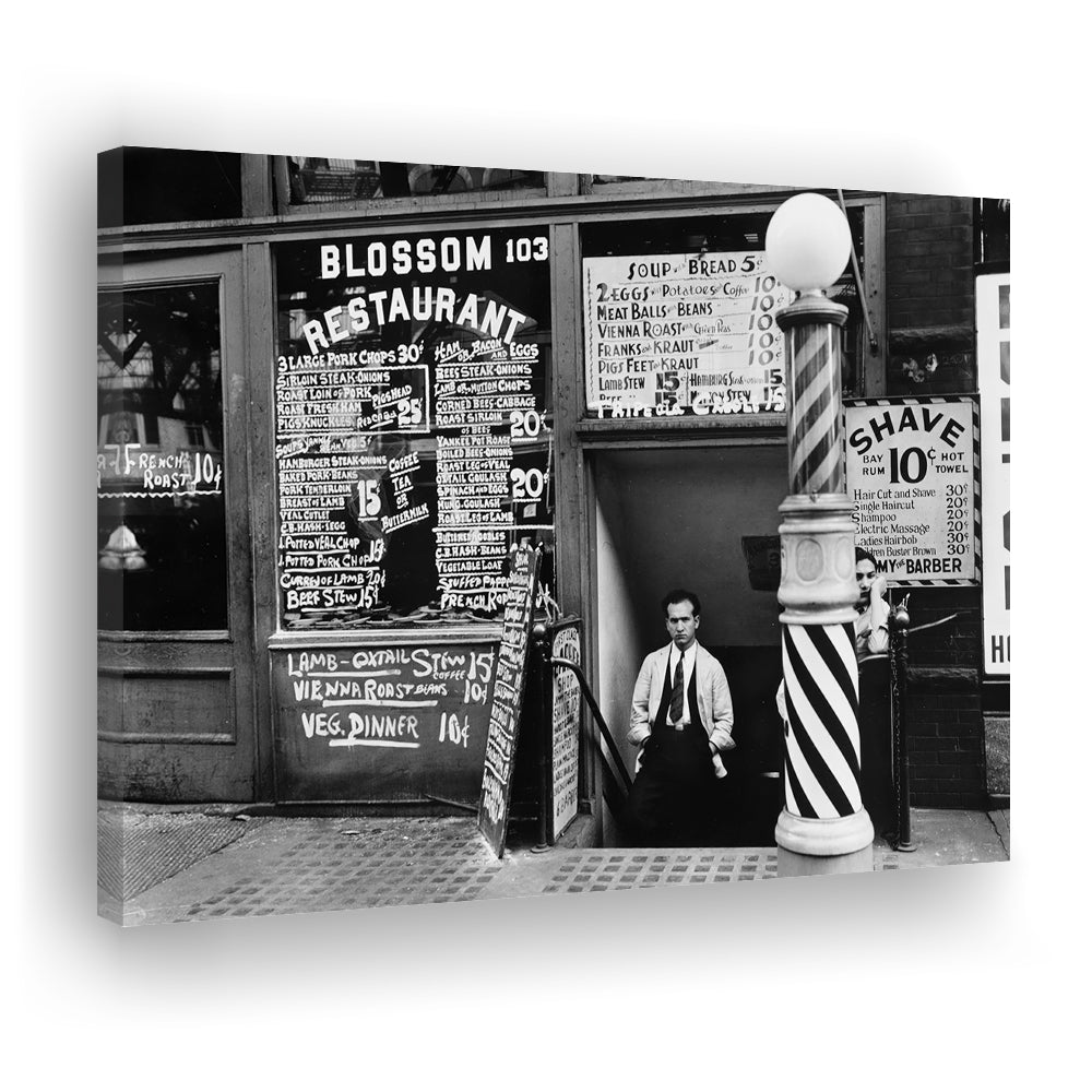 New York City Print Black and White Art, Canvas Print Wall Art Decor