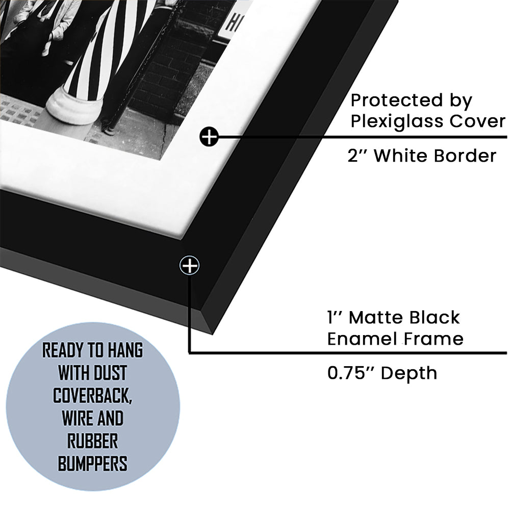 New York City Print Black and White Art, Framed Art Print White Border Wall Decor