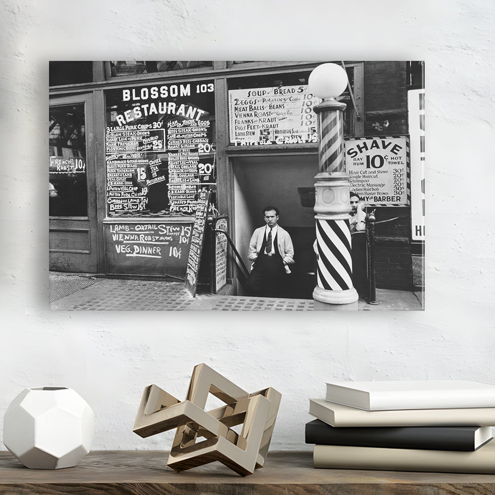 New York City Print Black and White Art, Canvas Print Wall Art Decor