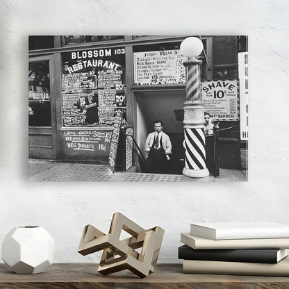 New York City Print Black and White Art, Canvas Print Wall Art Decor