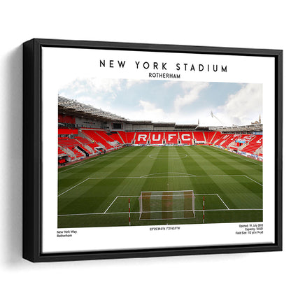 NY Stadium Rotherham Football Print, Classic Wall Art For Fans, Sport Art Print, Framed Canvas Print Wall Art