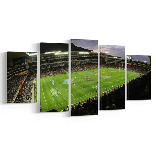 Newlands Rugby Stadium, Stadium Canvas, Sport Art, Gift for him, 5 Panel, Large Canvas, Canvas Print Wall Art