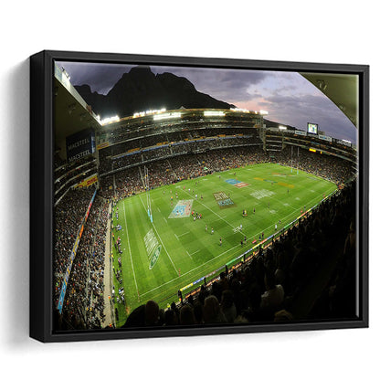 Newlands Rugby Stadium, Stadium Canvas, Sport Art, Framed Canvas Print Wall Art, Floating Frame