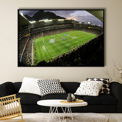 Newlands Rugby Stadium, Stadium Canvas, Sport Art, Framed Canvas Print Wall Art, Floating Frame