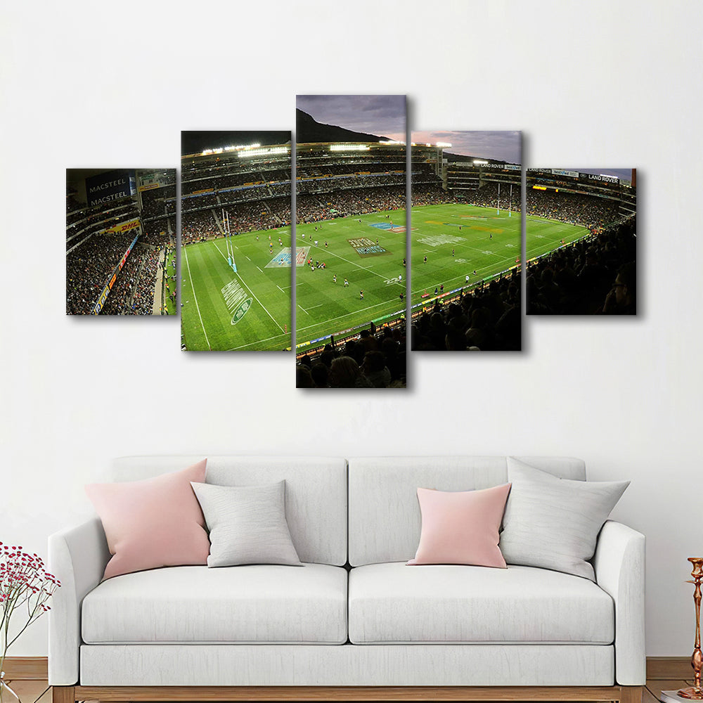 Newlands Rugby Stadium, Stadium Canvas, Sport Art, Gift for him, 5 Panel, Large Canvas, Canvas Print Wall Art