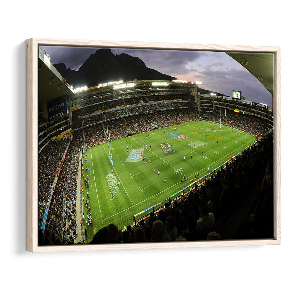 Newlands Rugby Stadium, Stadium Canvas, Sport Art, Framed Canvas Print Wall Art, Floating Frame