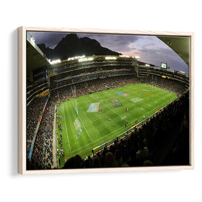 Newlands Rugby Stadium, Stadium Canvas, Sport Art, Framed Canvas Print Wall Art, Floating Frame