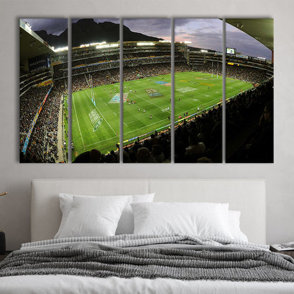 Newlands Rugby Stadium, Stadium Canvas, Sport Art, 5 Panel B, Extra Large Canvas, Canvas Print Wall Art