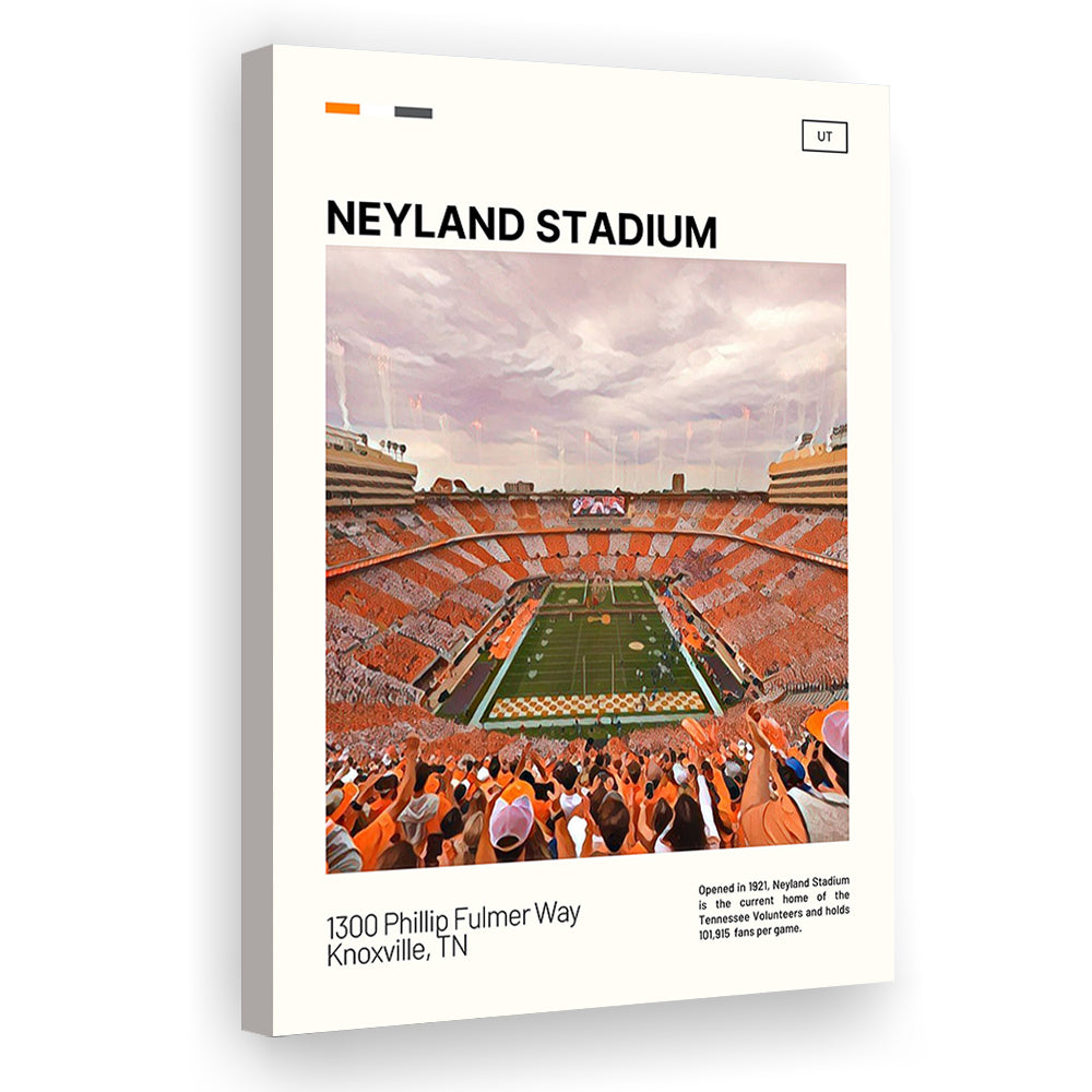Neyland Stadium Print, Tennessee Football Stadium Canvas Art, Fan Gifts, Sport Art, Canvas Print Wall Art