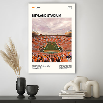 Neyland Stadium Print, Tennessee Football Stadium Canvas Art, Fan Gifts, Sport Art, Canvas Print Wall Art