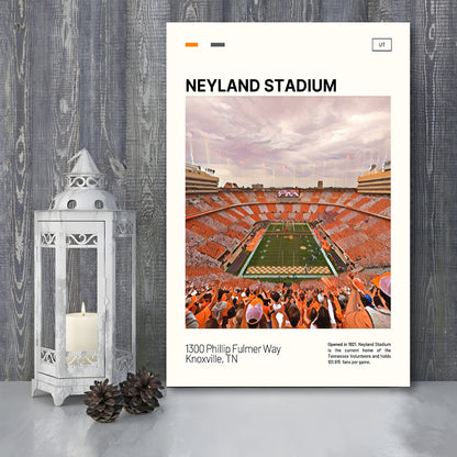 Neyland Stadium Print, Tennessee Football Stadium Canvas Art, Fan Gifts, Sport Art, Canvas Print Wall Art