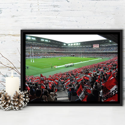 Nissan Stadium, Stadium Canvas, Sport Art, Framed Canvas Print Wall Art, Floating Frame