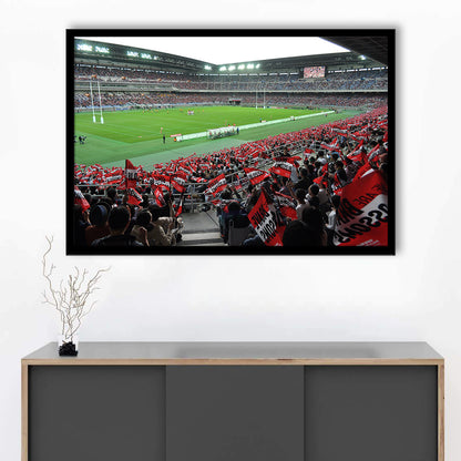 Nissan Stadium, Stadium Canvas, Sport Art, Gift for him, Framed Art Print Wall Decor, Picture Framed