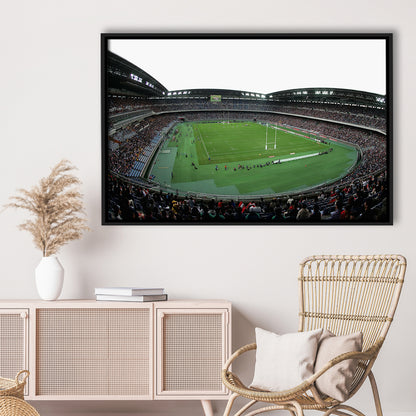 Nissan Stadium Yokohama, Stadium Canvas, Sport Art, Framed Canvas Print Wall Art, Floating Frame