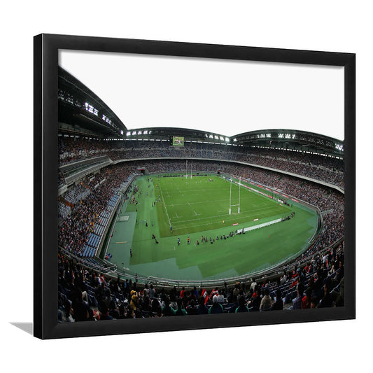 Nissan Stadium Yokohama, Stadium Canvas, Sport Art, Gift for him, Framed Art Print Wall Decor, Picture Framed