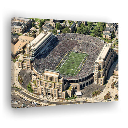 Notre Dame Football Stadium, Stadium Canvas, Sport Art, Gift for him, Man Cave Decor, Art Print, Canvas Print Wall Art