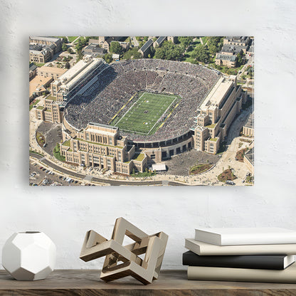 Notre Dame Football Stadium, Stadium Canvas, Sport Art, Gift for him, Man Cave Decor, Art Print, Canvas Print Wall Art