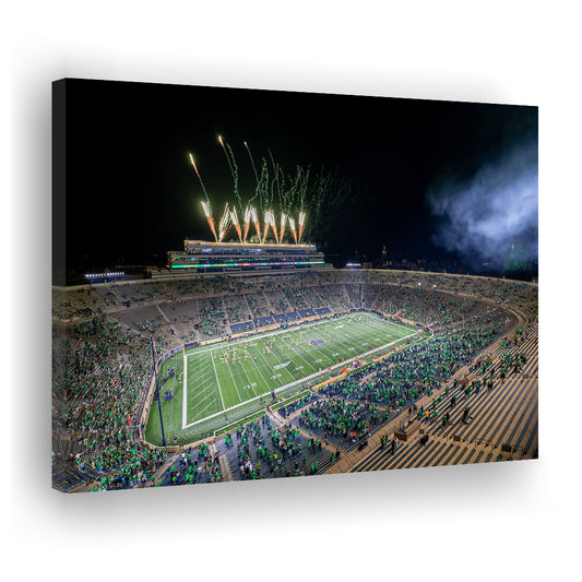 Notre Dame Students, Stadium Canvas, Sport Art, Gift for him, Man Cave Decor, Art Print, Canvas Print Wall Art
