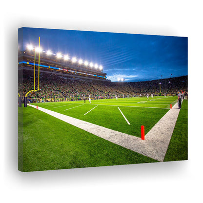 Notredame Stadium, Stadium Canvas, Sport Art, Gift for him, Man Cave Decor, Art Print, Canvas Print Wall Art