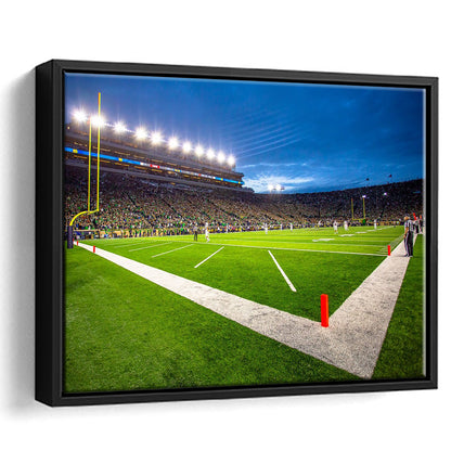 Notredame Stadium, Stadium Canvas, Sport Art, Framed Canvas Print Wall Art, Floating Frame