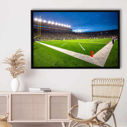 Notredame Stadium, Stadium Canvas, Sport Art, Framed Canvas Print Wall Art, Floating Frame